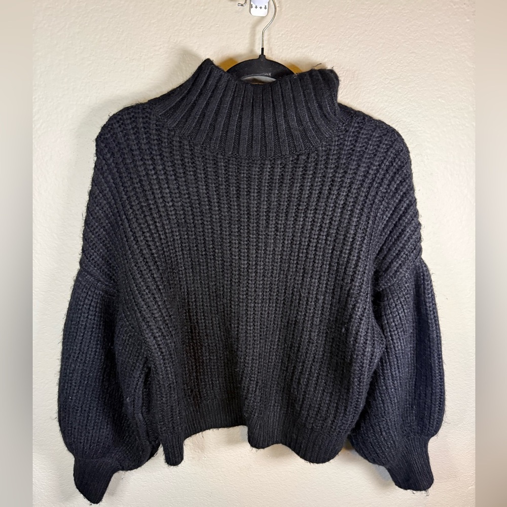 Express Black Turtleneck Sweater